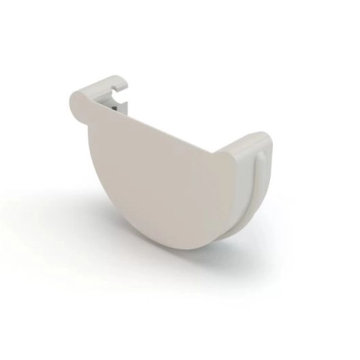 GAMRAT PCV Denko rynnowe PRAWE 75mm - BIEL